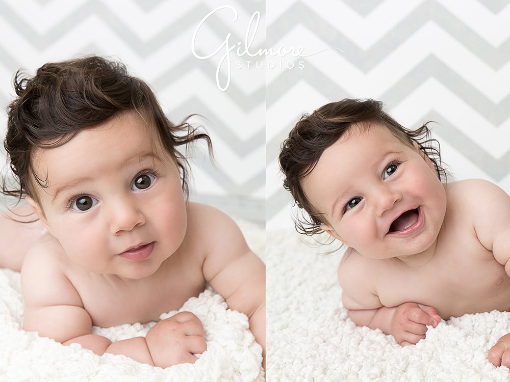 6 month portrait session, baby boy, Costa Mesa baby photographer