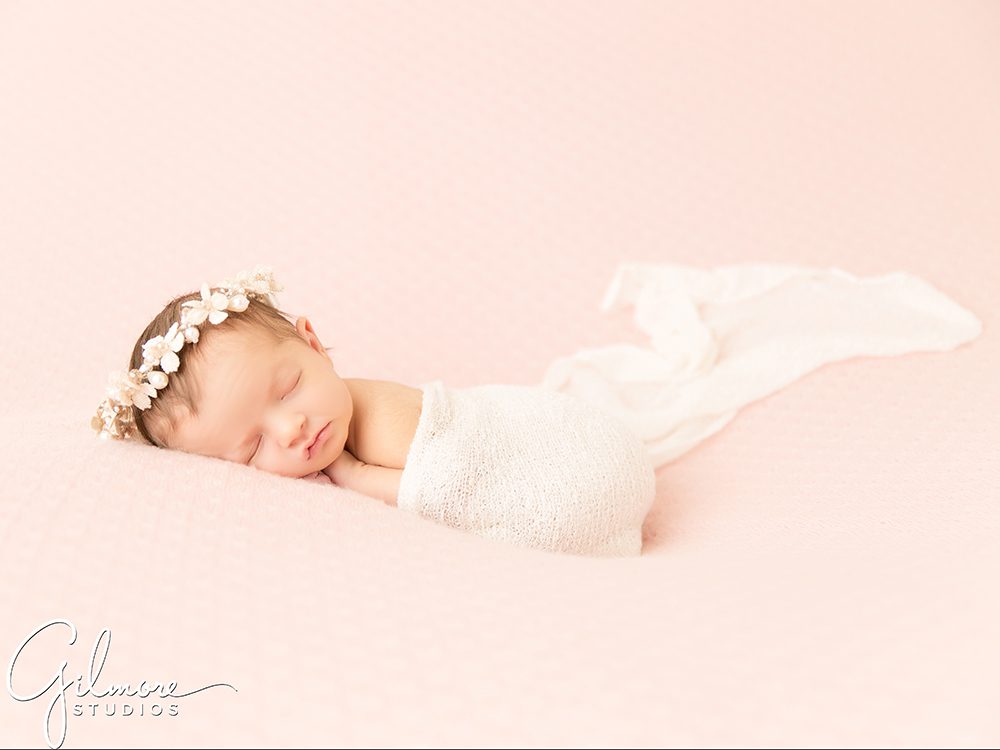 sweet baby girl, newborn portrait studio