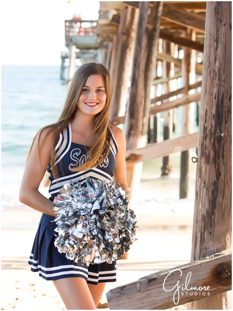 Newport Beach high school cheer photos, cheerleading photographer