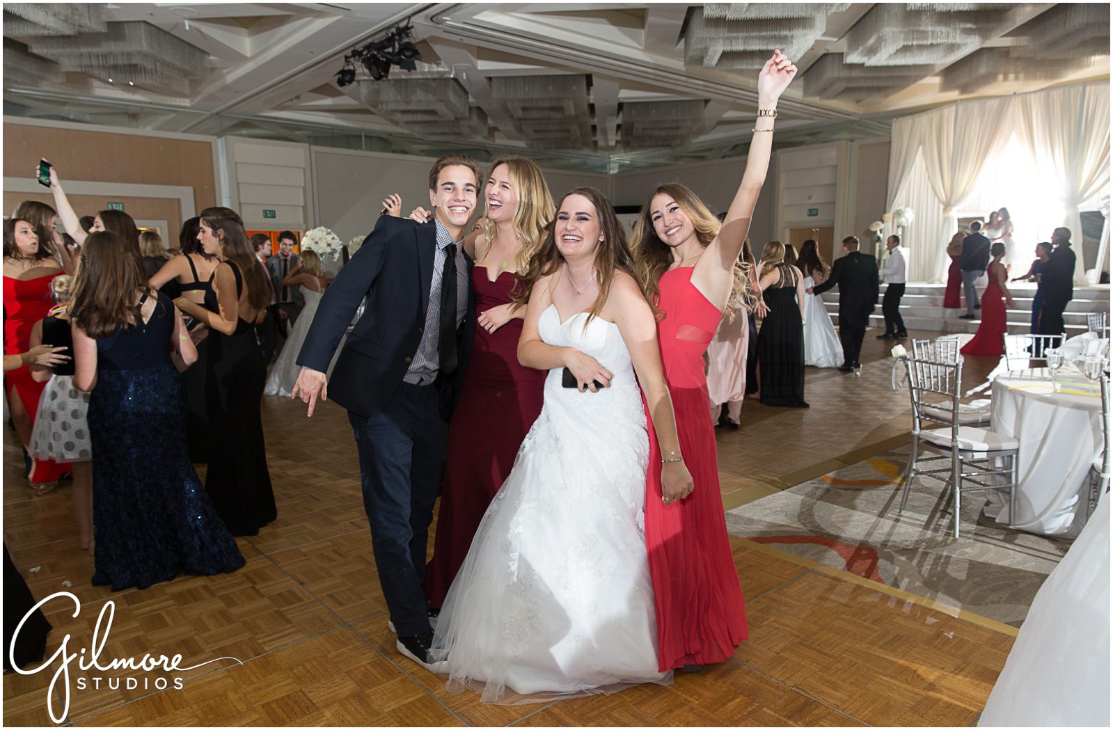 Dancing at the debutante ball, Hotel Irvine event photographer