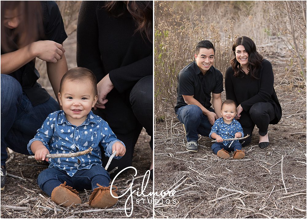 Newport Beach family portrait session at the Backbay