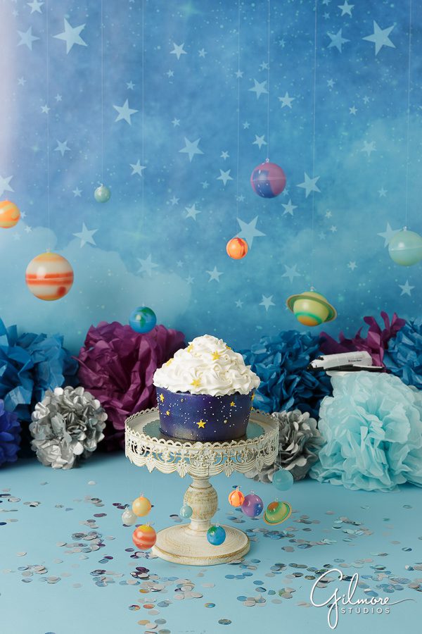 1st birthday cake smash by French's cupcake bakery
