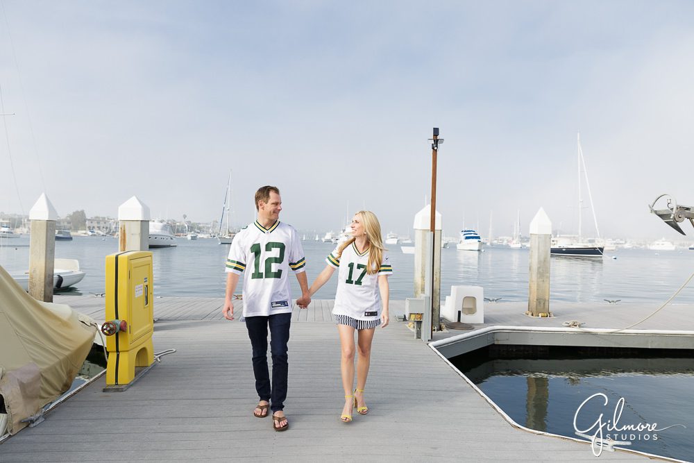 Greenbay Packers jersey engagement outfits