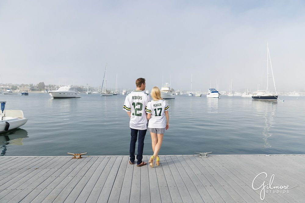Greenbay Packers engagement photo