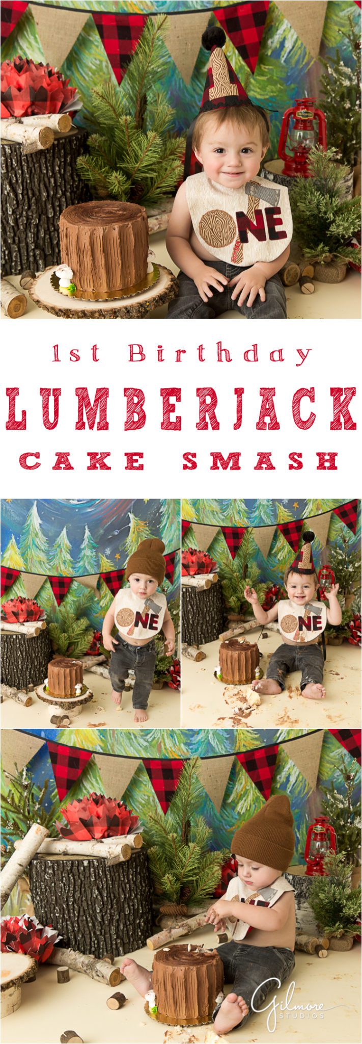 INSERT Lumberjack Birthday Cake Theme