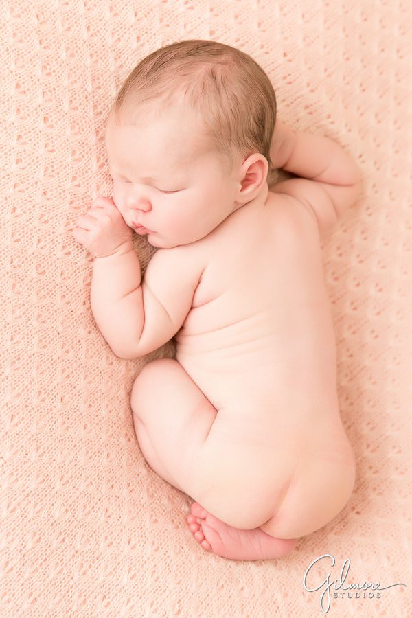 Newport Beach newborn photographer - baby girl