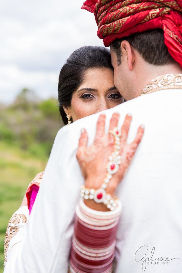 Hindu wedding couple Carlsbad, CA