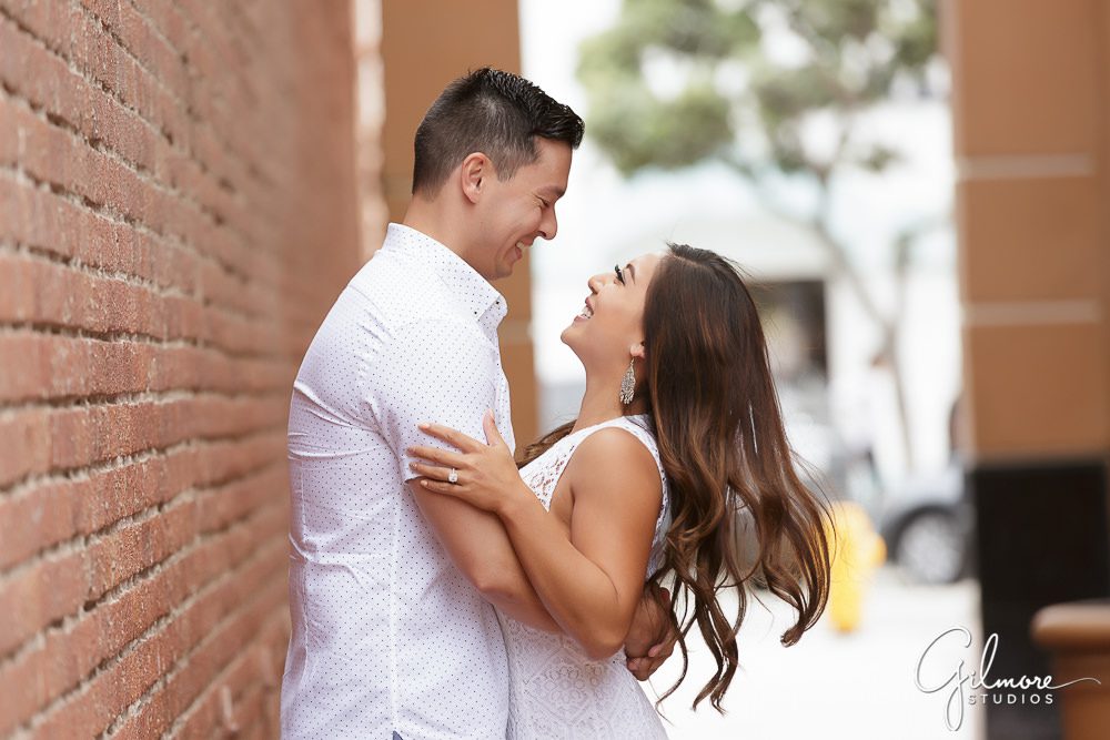 HB engagement session, urban photography locations in Huntington Beach, CA