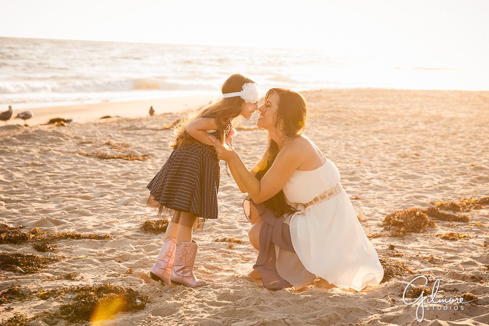 mother and daughter love, Crystal Cove cottages, family photographer