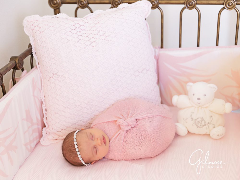 lifestyle newborn photographer, nursery decor, welcome home
