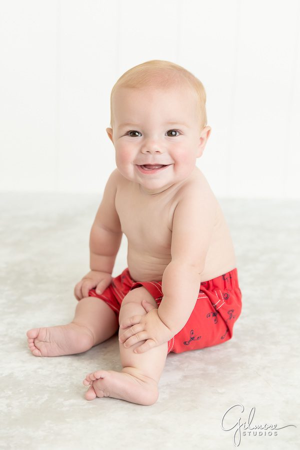 6 month old baby photography session Newport Beach, CA