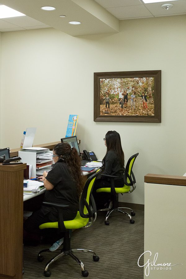 family photography is a great way to decorate your doctors office OB-GYN