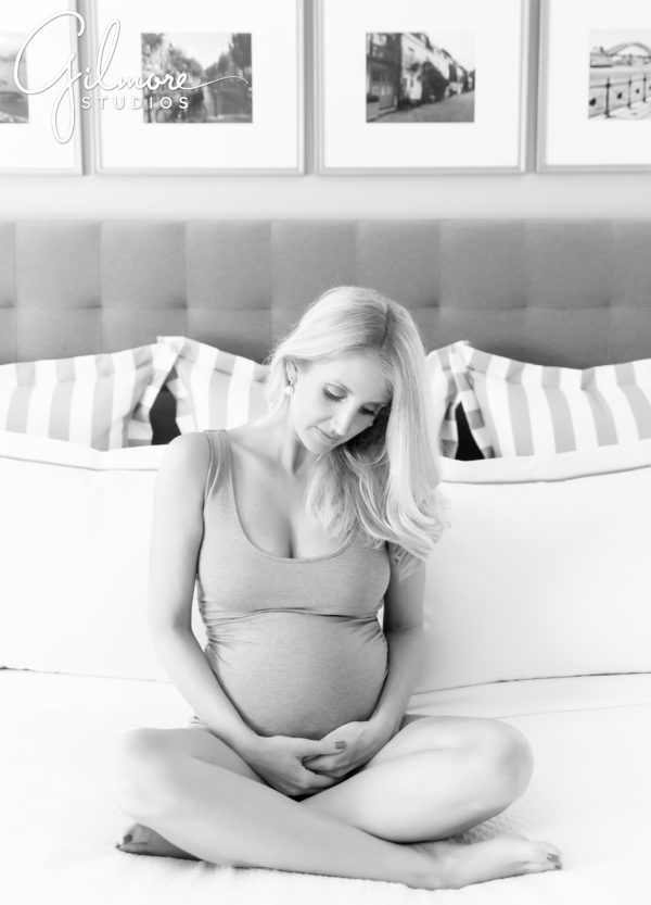 Lifestyle Maternity Photographer, our first home in newport beach