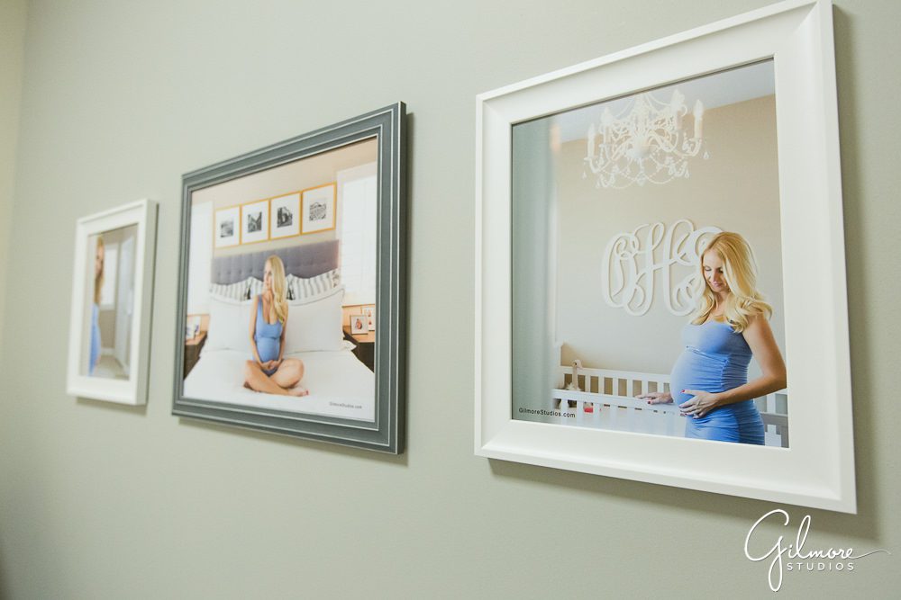 maternity photography is a great way to decorate your OB-GYN exam room.