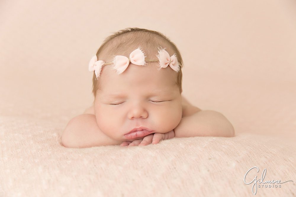 Orange County photography studio newborn baby girl