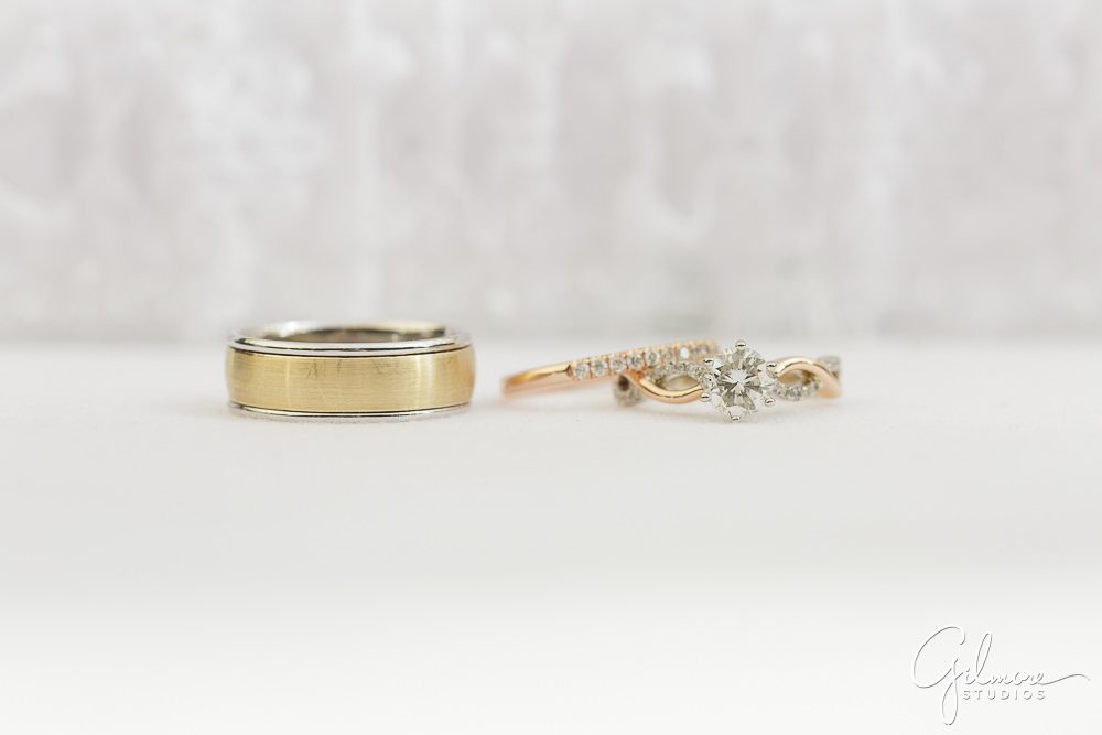 wedding rings, gold bands, Calamigos Equestrian Wedding