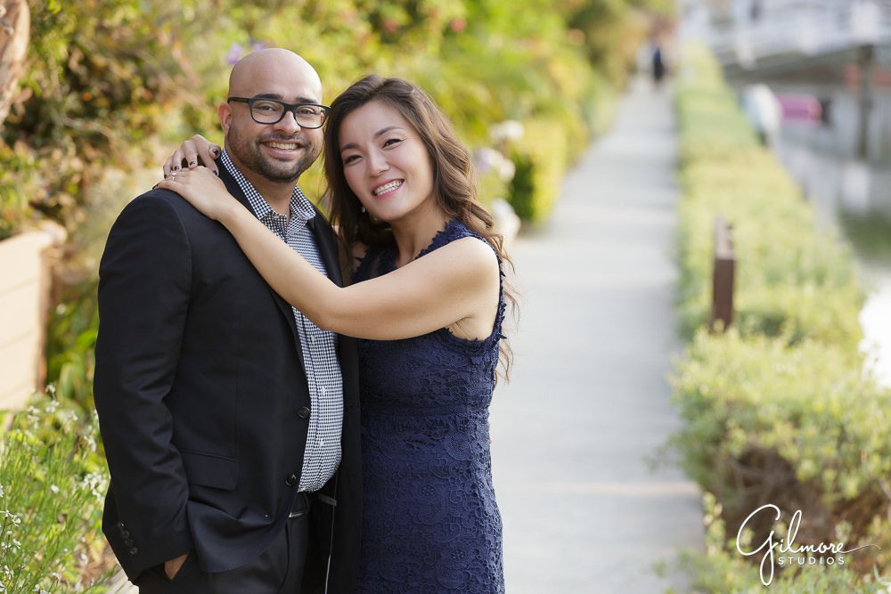 Venice Canals Engagement photographers, Best locations to get engaged in Los Angeles