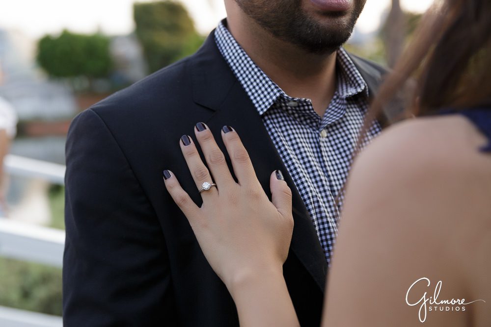 gorgeous wedding ring, Venice Canals Engagement