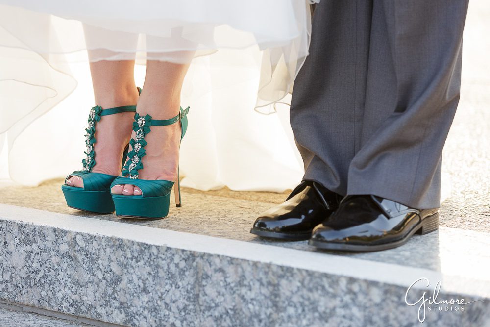 Los Angeles LDS Temple, wedding shoes