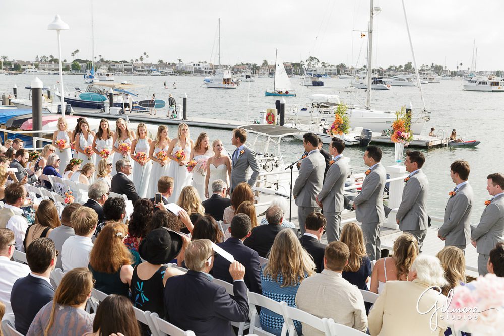 ceremony, Balboa Yacht Club Wedding Photographer