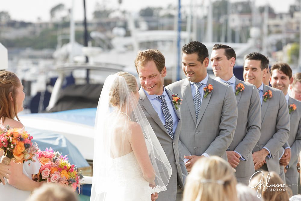 ceremony photo, Balboa Yacht Club Wedding Photographer