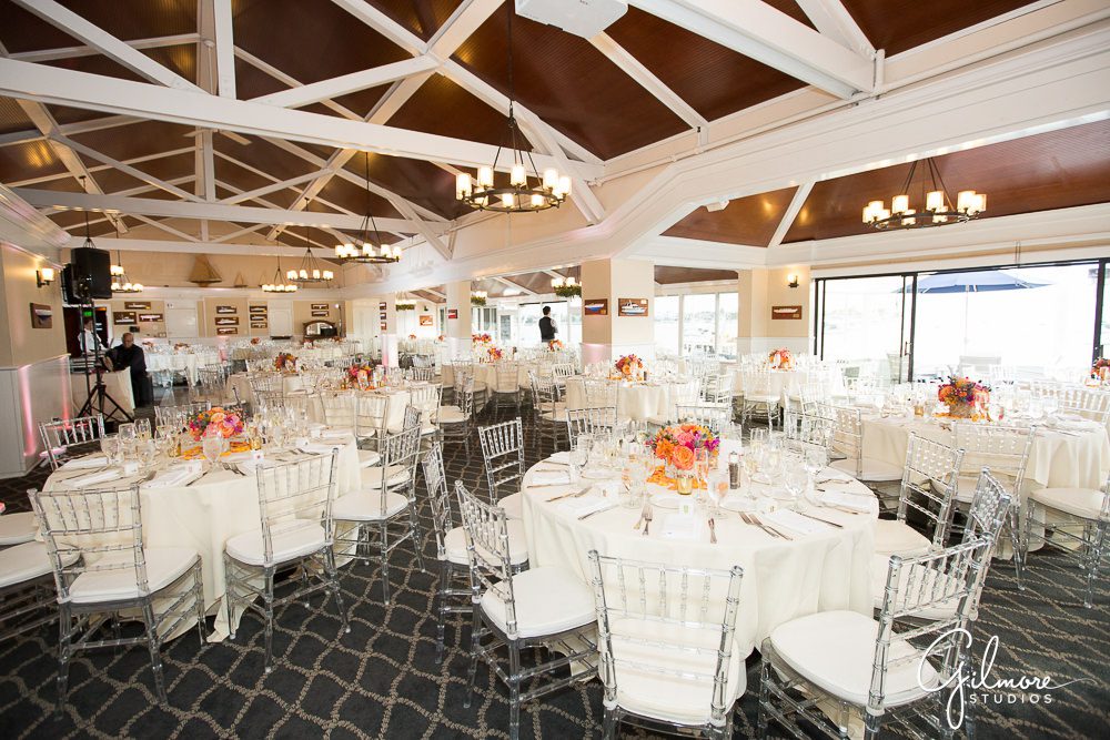 Balboa Yacht Club Wedding Photographer, reception area