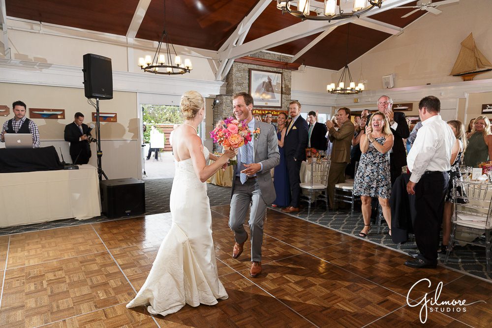 first dance, wedding reception, Newport Beach, CA