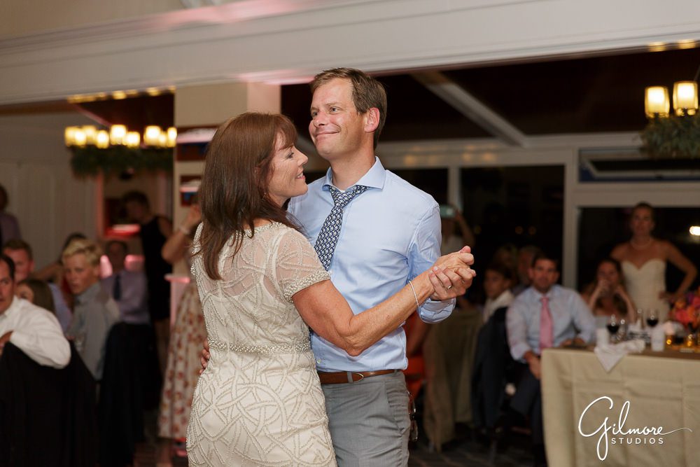 mother and son dance, Balboa Yacht Club Wedding Photographer