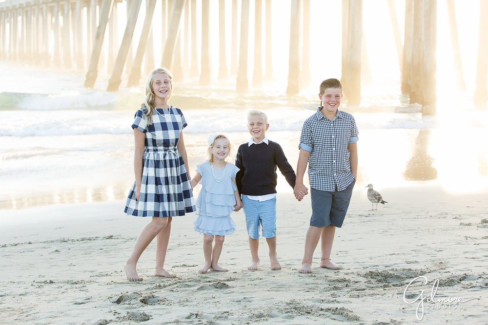 Huntington Beach Family Photographer, kids at the beach