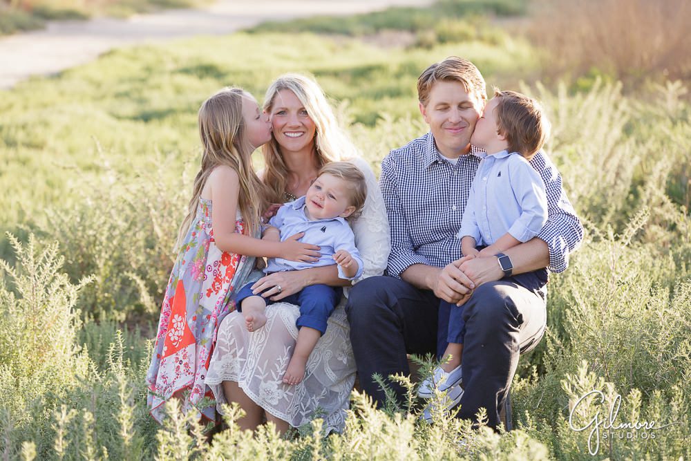 candid outdoor Family Portrait Photography in Newport Beach
