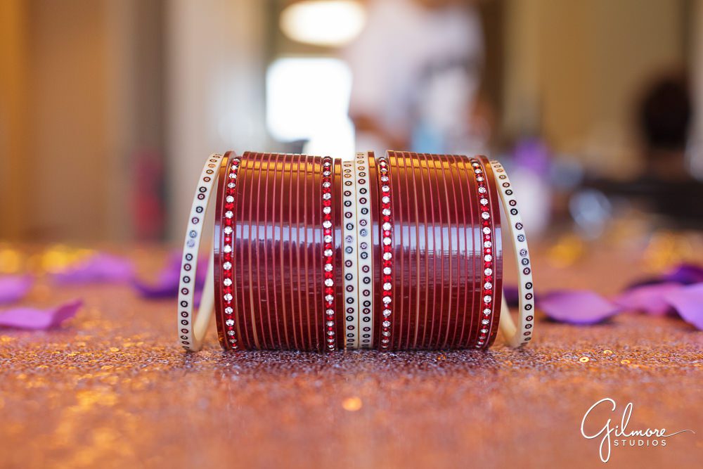 traditional indian bridal jewelry, bracelets, jadau, kundan, Hilton San Diego Bayfront Hindu Wedding