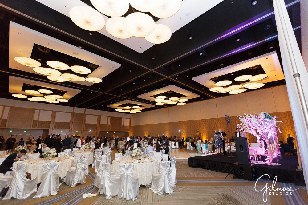 Hilton San Diego Bayfront Wedding ballroom reception