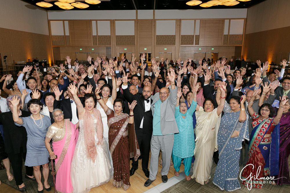 indian wedding reception at the Hilton San Diego Bayfront Hotel