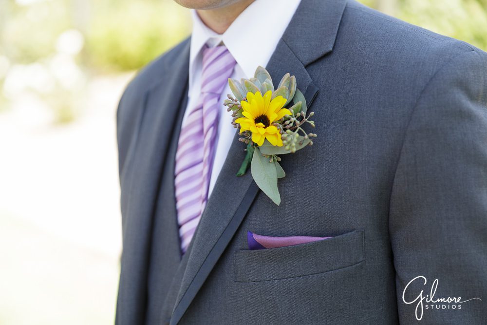 groom's details, Turnip Rose Promenade Wedding