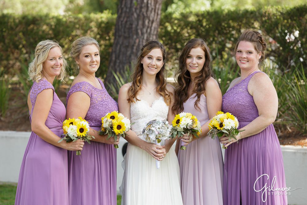 Turnip Rose Promenade Wedding, bridemaids, bridal party