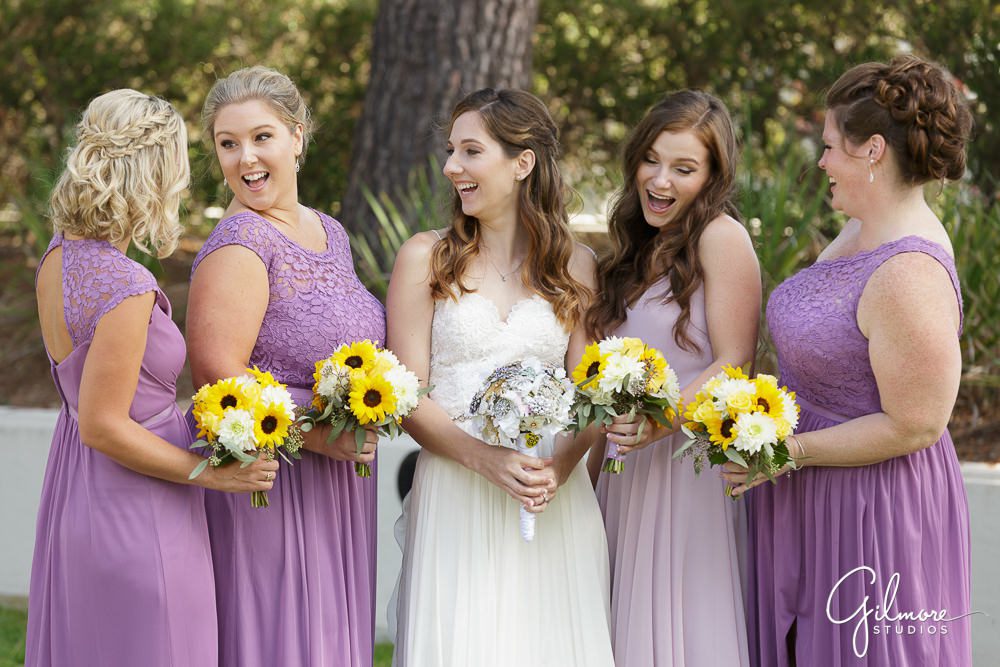 bridesmaids, Turnip Rose Promenade Wedding