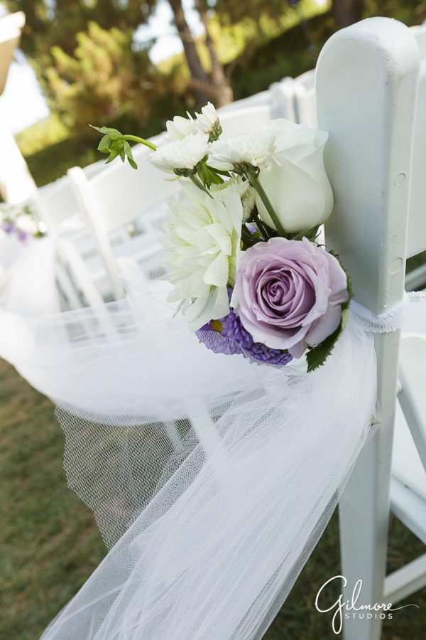 ceremony flowers, Turnip Rose Promenade Wedding