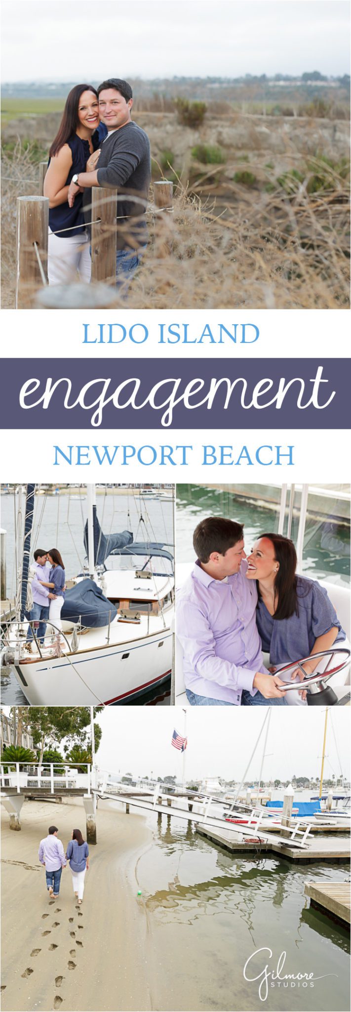 Lido Island engagement photography session - Newport-Beach