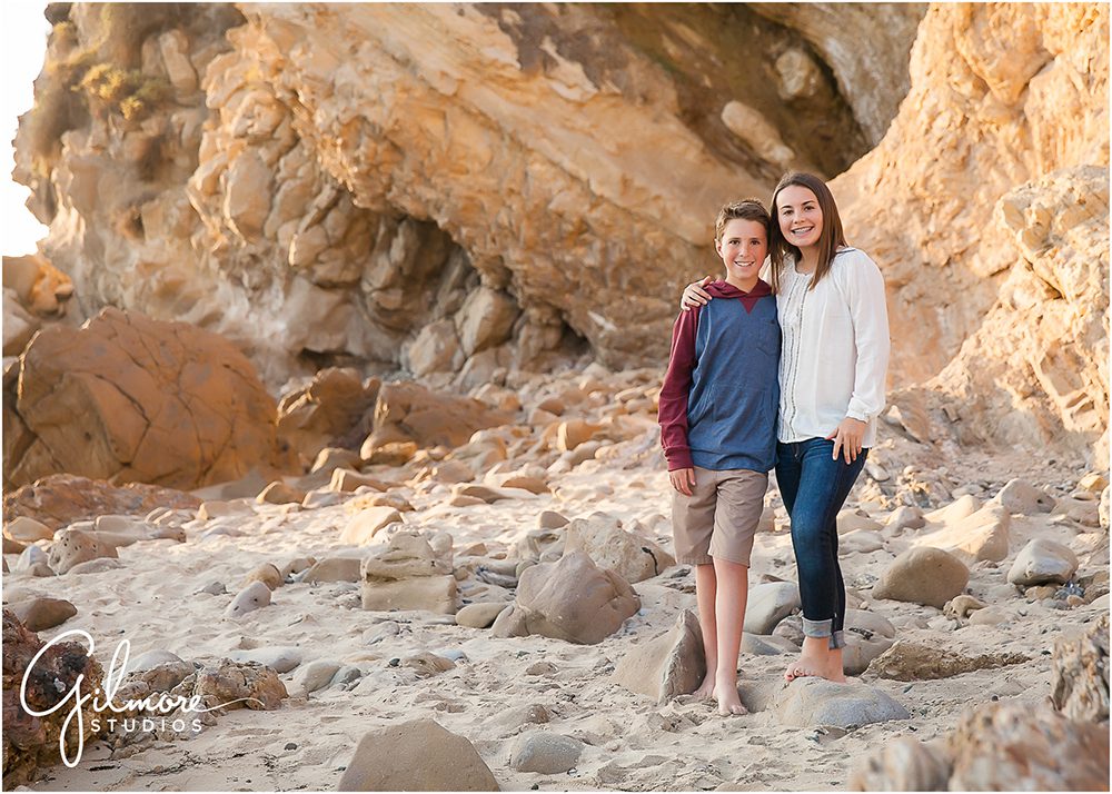 siblings, brother and sister portrait, Newport Beach photography