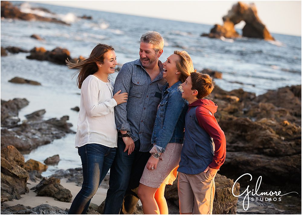 Orange County Family Portrait, OC photographer, little corona beach session