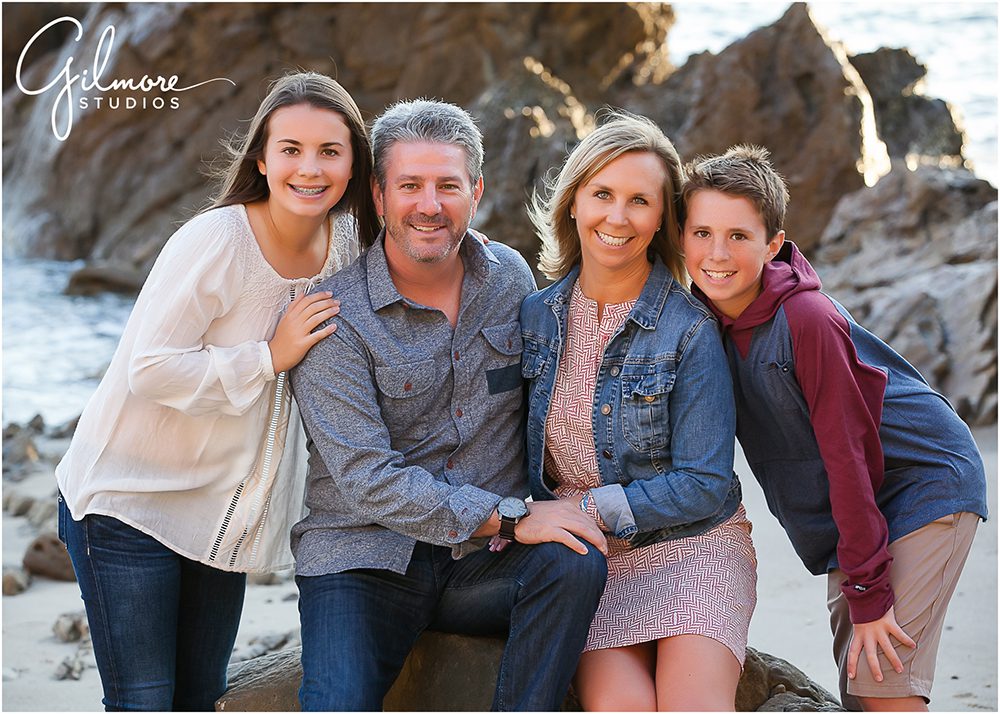 Orange County Family Portrait, family of 4, CDM beach photos