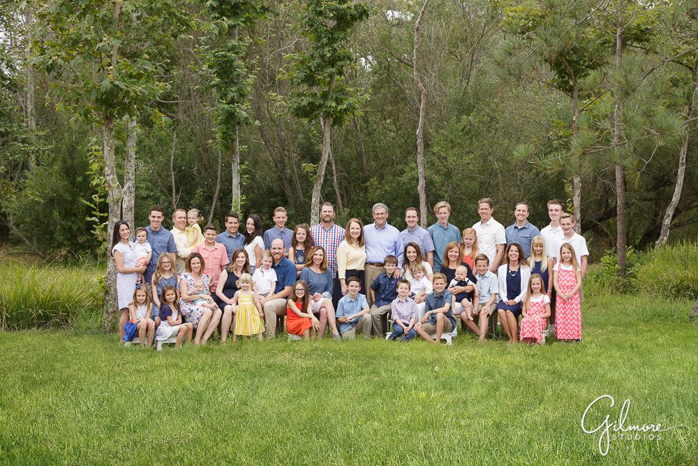 large Orange County Family Reunion group photo