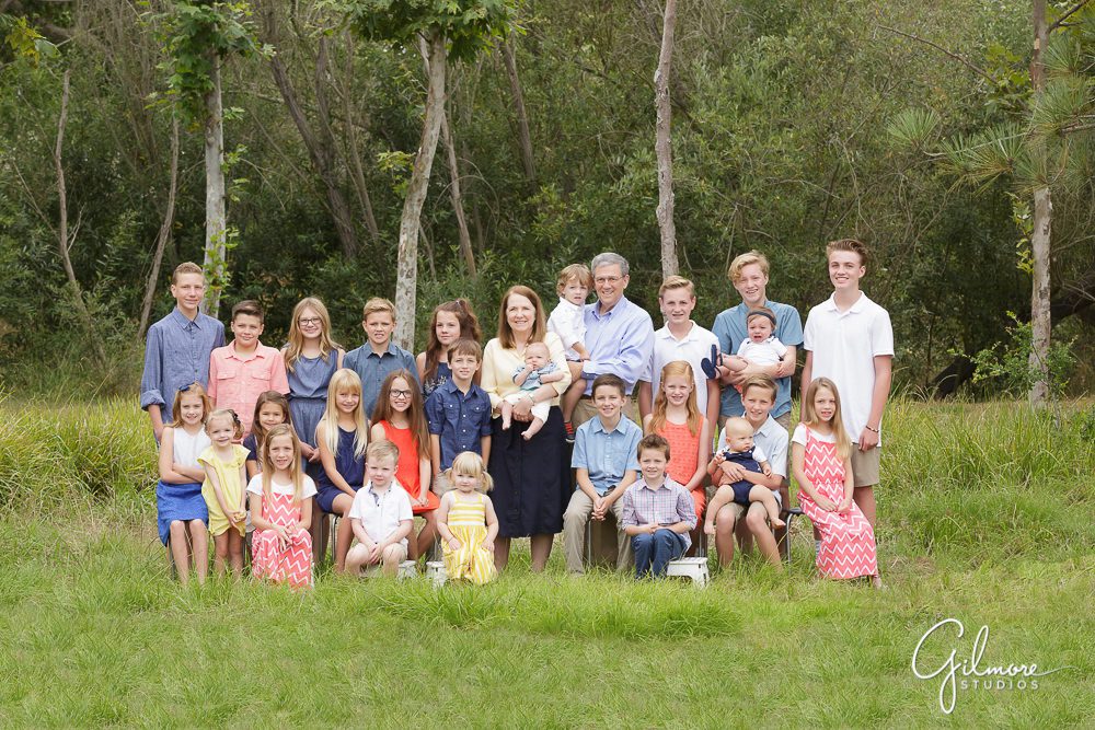 Orange County Family Reunion, grandparents with grandkids