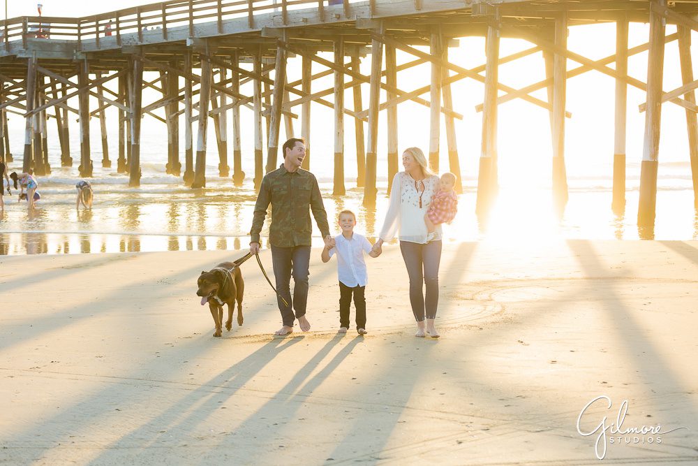 Newport Beach Pier Family Portrait