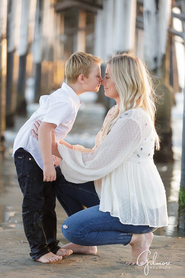 Newport Beach Family Portrait, mom and son, mother, boy, children, candid, photography location