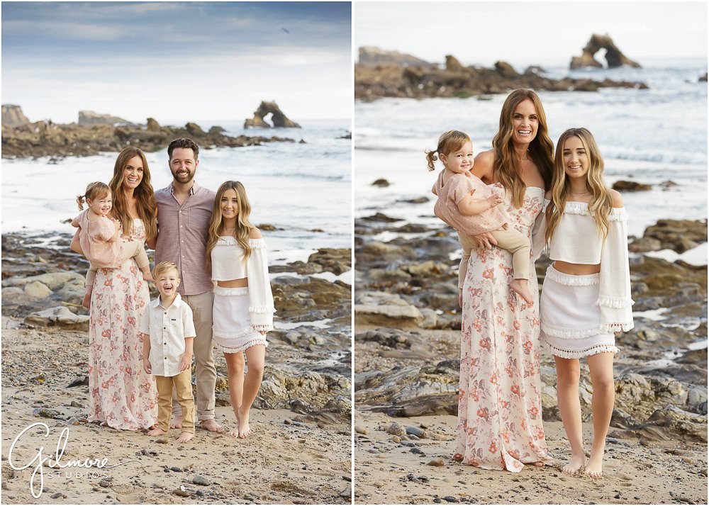 lifestyle family portrait at the beach, Corona Del Mar Family Photographer - Little Corona Beach