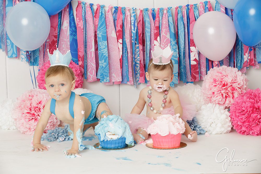 toddler birthday ideas, cake smash, twins