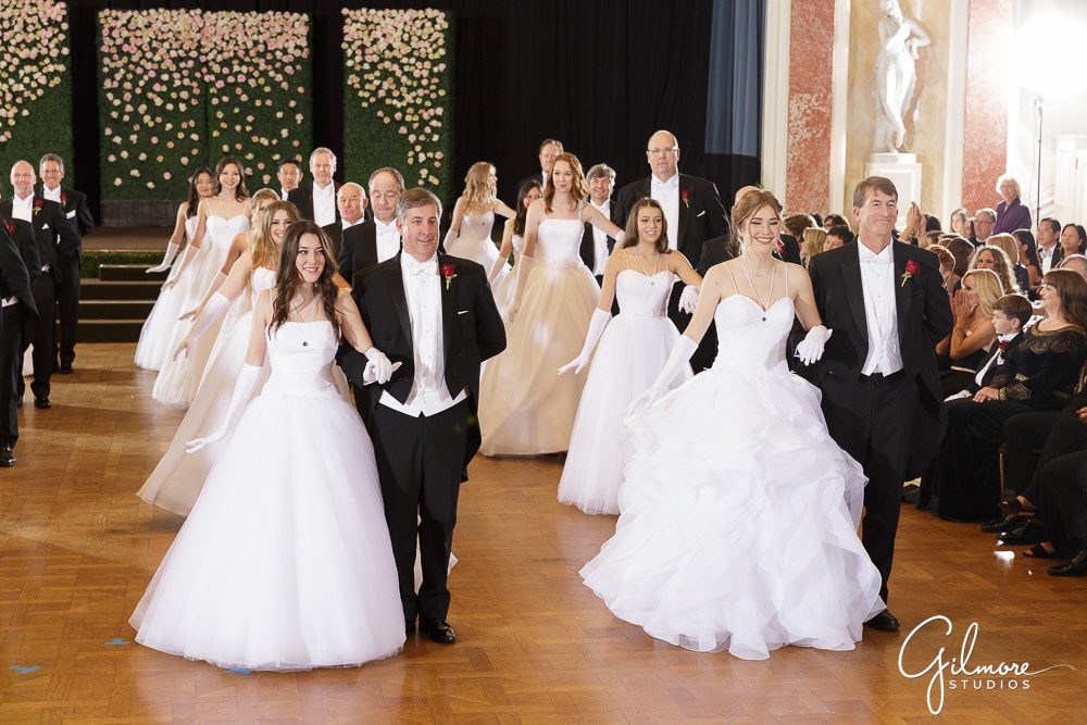 group waltz, Debutante Photography, father and daughter, Beverly Hills Four Seasons