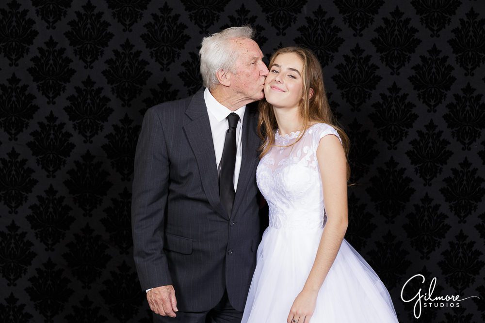 father daughter kiss, Debutante Photography