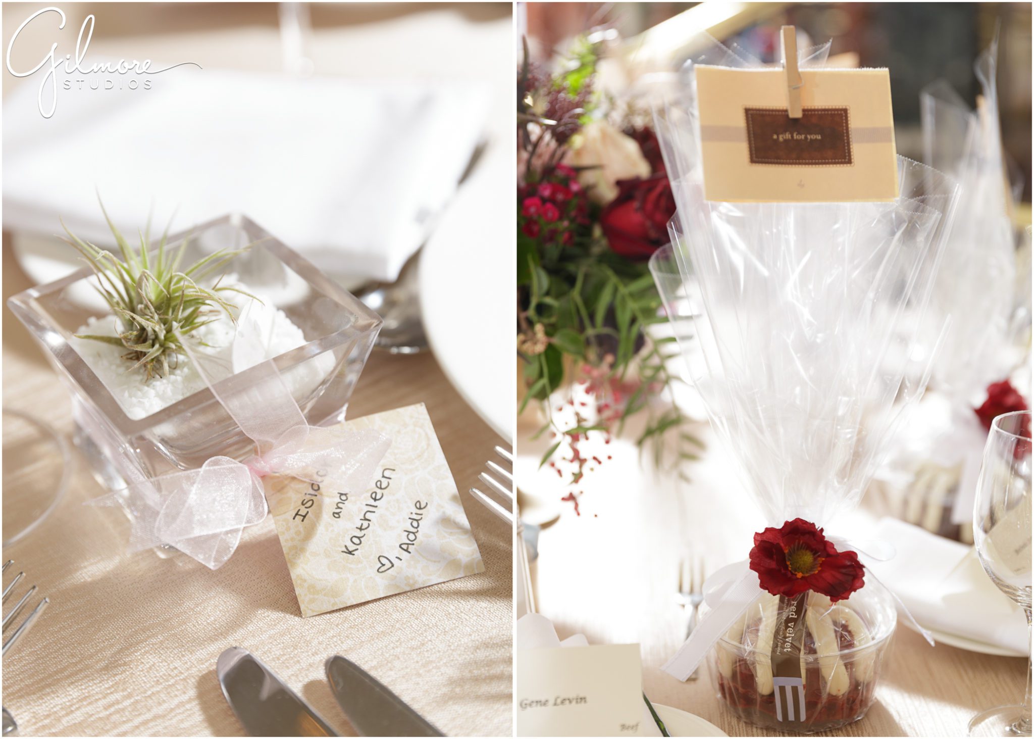 table details, gifts for guests, favors, Debutante Photography